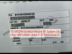 73-VFQFN সারফেস মাউন্ট আরএফ সিস্টেম চিপে NRF52840-QIAA-F-R ট্রান্সসিভার আইসি