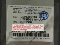LSM6DS3TR সেন্সর IC 1.25mA 6-অক্ষ iNEMO ইনার্শিয়াল পরিমাপ ইউনিট LGA-14L প্যাকেজ