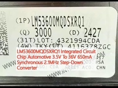 LM53600MQDSXRQ1 মোটরগাড়ি 3.5V থেকে 36V 650mA সিঙ্ক্রোন 2.1MHz স্টেপ-ডাউন কনভার্টার