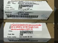 STM32G030K8T6TR মাইক্রোকন্ট্রোলার MCU 64MHz 32-বিট সিঙ্গল-কোর মাইক্রোকন্ট্রোলার LQFP-32