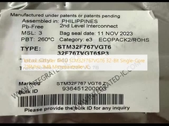 মাইক্রোকন্ট্রোলার এমসিইউ STM32F767VGT6 32-বিট সিঙ্গল-কোর 216MHz 1MB মাইক্রোকন্ট্রোলার আইসি