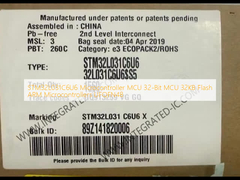 STM32L031C6U6 মাইক্রোকন্ট্রোলার MCU 32-বিট MCU 32KB ফ্ল্যাশ ARM মাইক্রোকন্ট্রোলার UFQFN48
