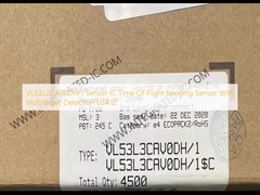 VL53L3CAV0DH/1 সেন্সর আইসি ফ্লাইট সময় পরিসীমা সেন্সর মাল্টি টার্গেট সনাক্তকরণ LGA12