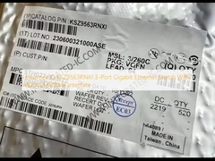 ইথারনেট আইসি KSZ9563RNXI 3-পোর্ট গিগাবিট ইথারনেট সুইচ RGMII/MII/RMII ইন্টারফেসের সাথে
