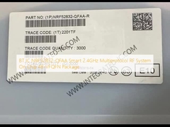 BT আইসি NRF52832-QFAA স্মার্ট 2.4GHz মাল্টিপ্রোটোকল আরএফ সিস্টেম অন চিপ 48-VFQFN প্যাকেজ