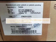 STM32F412ZET6 মাইক্রোকন্ট্রোলার MCU 32 বিট সিঙ্গল কোর MCU 100MHz এমবেডেড MCU LQFP144