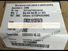 STM32L151CBT6ATR মাইক্রোকন্ট্রোলার এমসিইউ অতি-নিম্ন শক্তির 32-বিট এআরএম কর্টেক্স-এম 3 এমসিইউ