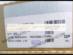 RTL8367S-CG ইথারনেট আইসি স্তর 2 পরিচালিত 5+2-পোর্ট ইথারনেট সুইচ LQFP128