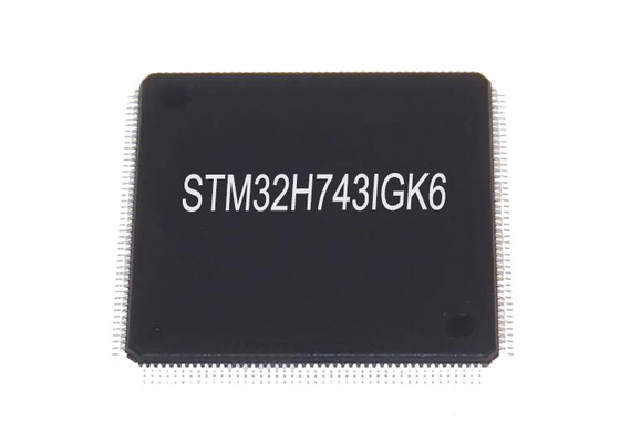 LQFP176 একক কোর মাইক্রোকন্ট্রোলার IC 480MHz STM32H743IGK6 উচ্চ কর্মক্ষমতা