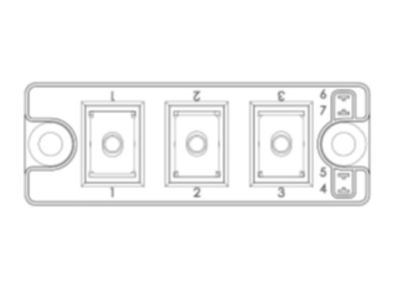 200A ফেজ লেগ SiC ডায়োড পাওয়ার মডিউল MSCDC200A120D1PAG অটোমোটিভ IGBT মডিউল
