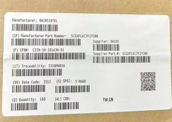 ফিল্ড প্রোগ্রামযোগ্য গেট অ্যারে 5CGXFC4C7F27C8N 1.13V সাইক্লোন ভি জিএক্স 925 মেগাহার্টজ এফপিজিএ প্রোগ্রামযোগ্য লজিক আইসি