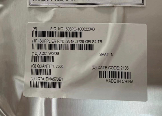IS31FL3729-QFLS4-TR ইন্টিগ্রেটেড সার্কিট চিপ 35mA ম্যাট্রিক্স LED ড্রাইভার IC 32-QFN
