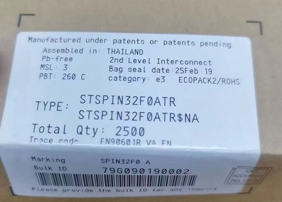 STSPIN32F0ATR এমসিইউ মাইক্রোকন্ট্রোলারগুলির সাথে উন্নত বিএলডিসি কন্ট্রোলার