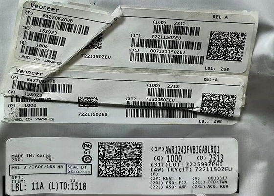 আরএফ ট্রান্সিভার আইসি AWR1243FVBIGABLRQ1 সিঙ্গল-চিপ এফএমসিডাব্লু ট্রান্সিভার 161-টিএফবিজিএ