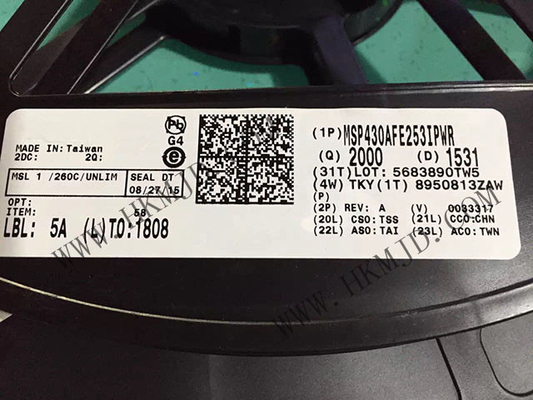 মাইক্রোকন্ট্রোলার MCU MSP430AFE253IPWR শক্তিশালী 16-বিট মাইক্রোকন্ট্রোলার IC 2MHz 16KB ফ্ল্যাশ 24-TSSOP