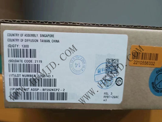 মাইক্রোকন্ট্রোলার MCU ADSP-BF592KCPZ-2 200MHz পর্যন্ত ডিজিটাল সিগন্যাল প্রসেসর 64-VFQFN