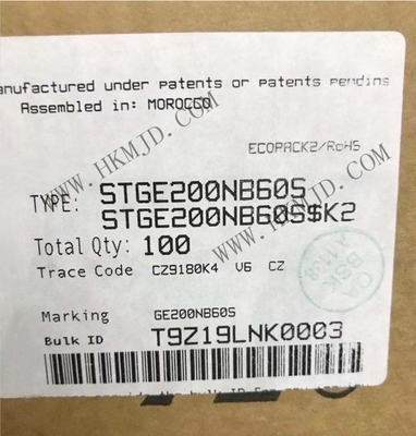 অটোমোটিভ আইজিবিটি মডিউল STGE200NB60S আইজিবিটি মডিউল একক 600V 200A চ্যাসি মাউন্ট