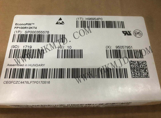 মোটরগাড়ি আইজিবিটি মডিউল FP100R12KT4 1200V 100A পিআইএম থ্রি ফেজ ইনপুট রেক্টিফায়ার আইজিবিটি মডিউল