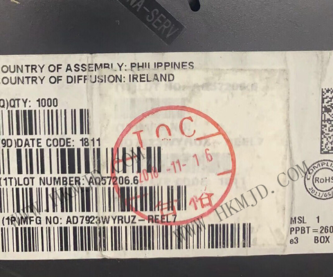 ইন্টিগ্রেটেড সার্কিট চিপ AD7923WYRUZ 4-চ্যানেল 200 কেএসপিএস 12-বিট এডিসি সিকোয়েন্সার সহ