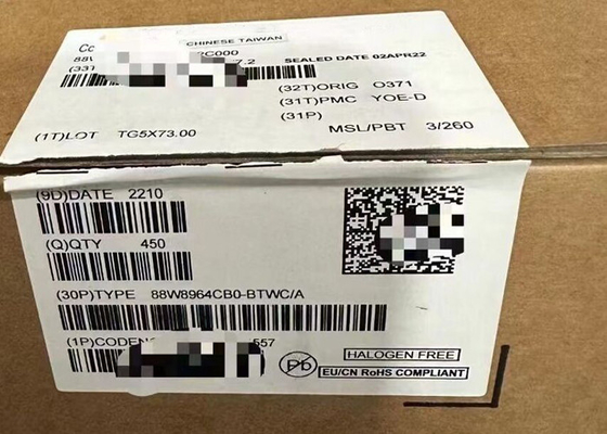 ওয়্যারলেস কমিউনিকেশন মডিউল 88W8964CB0-BTWC/A 160MHz ব্যান্ডউইথ ডুয়াল ব্যান্ড ওয়াইফাই SoC