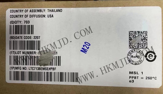 ইন্টিগ্রেটেড সার্কিট চিপ LTC7138EMSE 400mA Buck Switching Regulator IC MSOP16