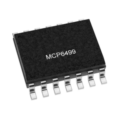 ইন্টিগ্রেটেড সার্কিট চিপ MCP6499T-E/SL 4 সার্কিট সাধারণ উদ্দেশ্য এম্প্লিফায়ার 14-SOIC