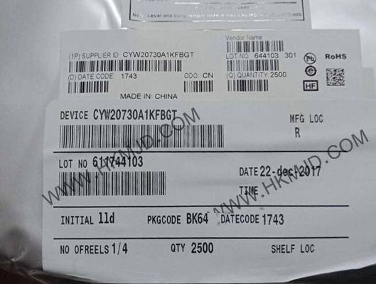 ওয়্যারলেস কমিউনিকেশন মডিউল CYW20730A1KFBGT 2.4GHz সিঙ্গল চিপ বিটি ট্রান্সসিভার