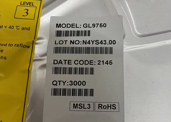 ইন্টিগ্রেটেড সার্কিট চিপ GL9750 3.3V থেকে 1.2V কার্ড রিডার কন্ট্রোলার QFN-32