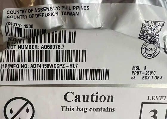 ADF4158WCCPZ ওয়্যারলেস কমিউনিকেশন মডিউল 6.1 গিগাহার্টজ ফ্রেকশনাল-এন ফ্রিকোয়েন্সি সিনথেসাইজার