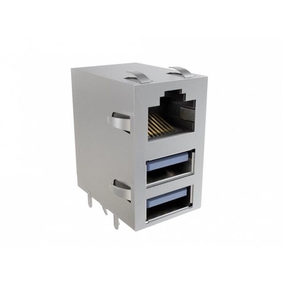 RJE361883201 সংযোগকারী 8POS RJE36 সিরিজ কম্বো-স্ট্যাকড মডুলার জ্যাক সংযোগকারী