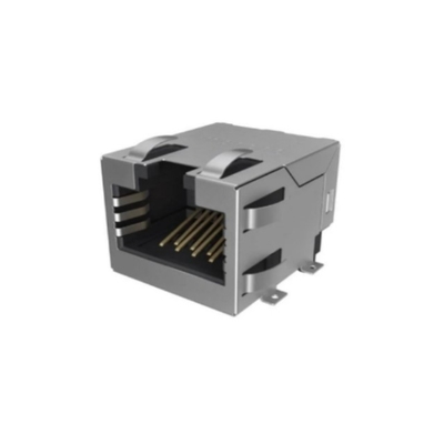 RJE3B1881402N সংযোগকারী 8P8C CAT6 সিঙ্গল পোর্ট মডুলার জ্যাক সংযোগকারী 8পজিশন