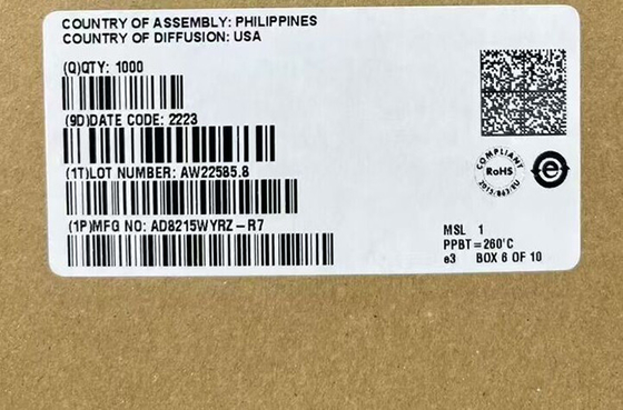 ইন্টিগ্রেটেড সার্কিট চিপ AD8215WYRZ উচ্চ ভোল্টেজ বর্তমান শন্ট মনিটর