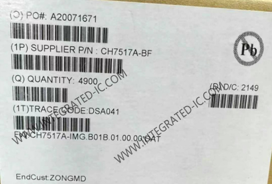 CH7517A ইন্টিগ্রেটেড সার্কিট চিপ লো-পাওয়ার ডিসপ্লেপোর্ট টু ভিজিএ কনভার্টার QFN-40