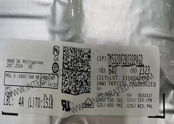 TMS320F28030PAGQ মাইক্রোকন্ট্রোলার MCU অটোমোটিভ 60MHz C2000TM 32-বিট MCU TQFP-64