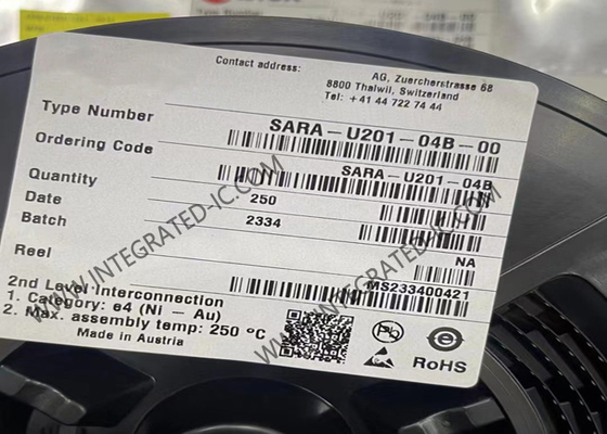 SARA-U201-04B-00 ওয়্যারলেস কমিউনিকেশন মডিউল 2G ফ্যালব্যাক সহ HSPA/GSM মডিউল