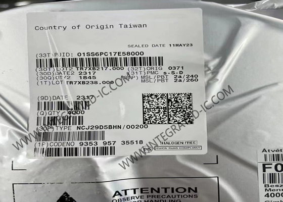 ওয়্যারলেস কমিউনিকেশন মডিউল NCJ29D5BHN/00200Y অটোমোটিভ আল্ট্রা-ওয়াইডব্যান্ড আইসি HVQFN-40