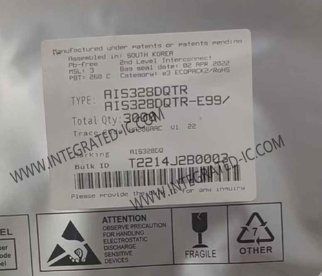 AIS328DQTR সেন্সর আইসি উচ্চ-কার্যকারিতা অতি-নিম্ন-পাওয়ার 3-অক্ষের অ্যাক্সিলেরোমিটার