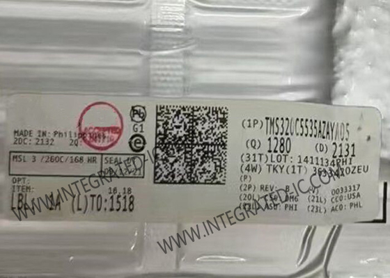 ইন্টিগ্রেটেড সার্কিট চিপ TMS320C5535AZAYA05 ফিক্সড পয়েন্ট ডিজিটাল সিগন্যাল প্রসেসর BGA144