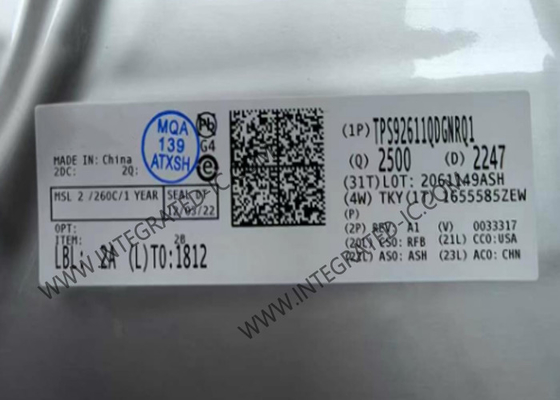 TPS92611QDGNRQ1 ইন্টিগ্রেটেড সার্কিট চিপ অটোমোটিভ সিঙ্গল চ্যানেল এলইডি ড্রাইভার HVSSOP-8
