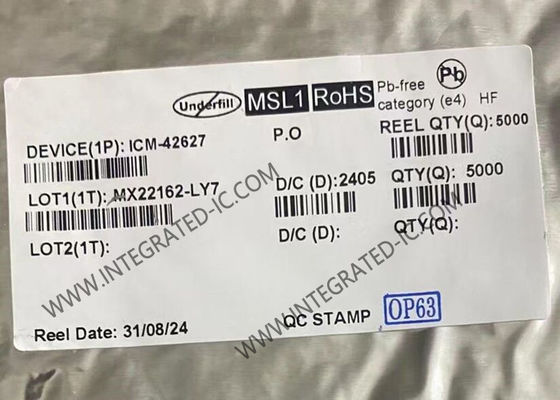 আইসিএম-৪২৬২৭ সেন্সর আইসি হাই পারফরম্যান্স ৬ অক্ষ মোশন ট্র্যাকিং আইএমইউ এয়ারমোশন লাইব্রেরী সহ