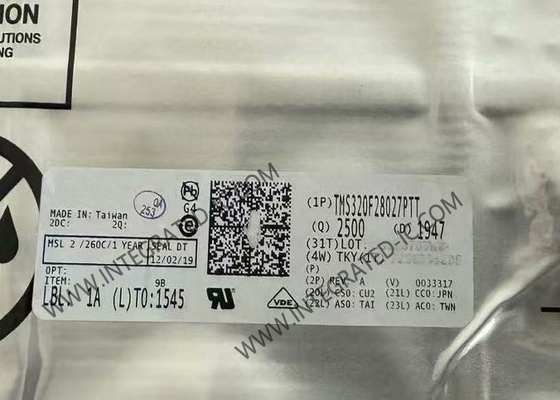 TMS320F28027PTT মাইক্রোকন্ট্রোলার MCU 60MHz 64KB ফ্ল্যাশ C2000TM 32-বিট MCU LQFP-48