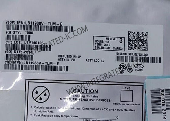 LB11988V ইন্টিগ্রেটেড সার্কিট চিপ ফ্যান মোটর ড্রাইভার 1.3A একক ডিজিটাল আইসি