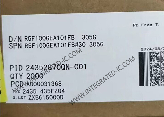 R5F100GEA101FB মাইক্রোকন্ট্রোলার MCU RL78/G13 নিম্ন শক্তি উচ্চ ফাংশন মাইক্রোকন্ট্রোলার