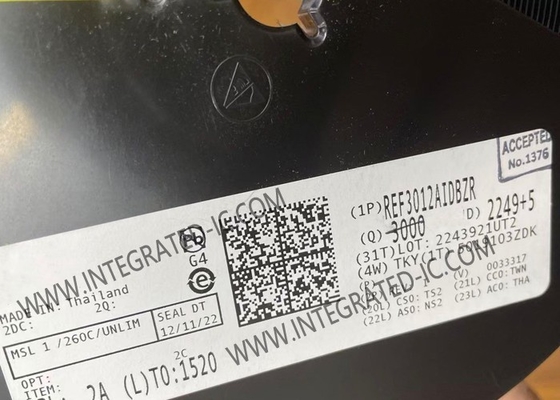 REF3012AIDBZR ইন্টিগ্রেটেড সার্কিট চিপ যথার্থতা নিম্ন-ড্রপআউট ভোল্টেজ রেফারেন্স SOT-23-3 প্যাকেজ