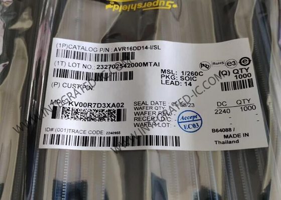 মাইক্রোকন্ট্রোলার এমসিইউ AVR16DD14-I/SL 24MHz পর্যন্ত 16KB ফ্ল্যাশ এমসিইউ SOIC14 সারফেস মাউন্ট