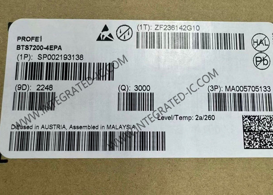 ইন্টিগ্রেটেড সার্কিট চিপ BTS7200-4EPA 4 আউটপুট 1A স্মার্ট হাই সাইড পাওয়ার সুইচ