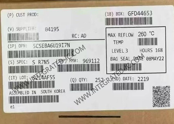 5CSEBA6U19I7N ফিল্ড প্রোগ্রামযোগ্য গেট অ্যারে 800MHz সাইক্লোন ভি এসই SoC FPGA IC UBGA484