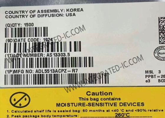 ADL5513ACPZ ওয়্যারলেস কমিউনিকেশন মডিউল লগারিদমিক ডিটেক্টর 80dB RF ডিটেক্টর IC
