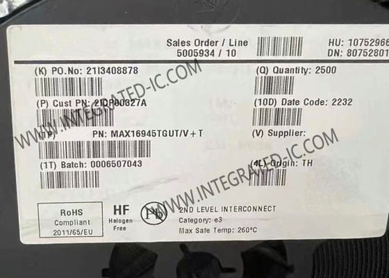 ইন্টিগ্রেটেড সার্কিট চিপ MAX16945TGUT/V 30mA ইনভার্টিং চার্জ পাম্প ইন SOT23