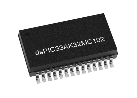 DSPIC33AK32MC102T-I/SS মাইক্রোকন্ট্রোলার MCU ডিজিটাল সিগন্যাল কন্ট্রোলার SSOP28 32Bit DSC